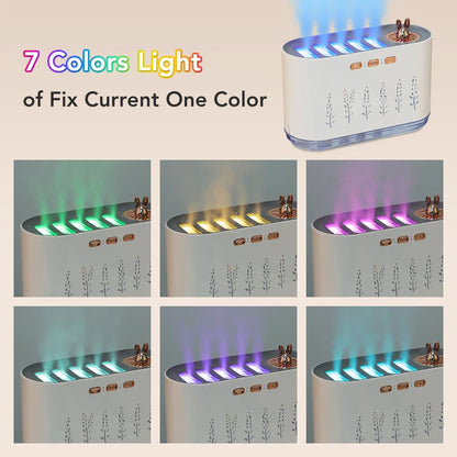 Portable 700Ml Usb Aromatherapy Humidifier With Led Lights