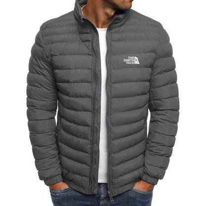 Men'S Autumn Winter Stand Collar Slim Jacket
