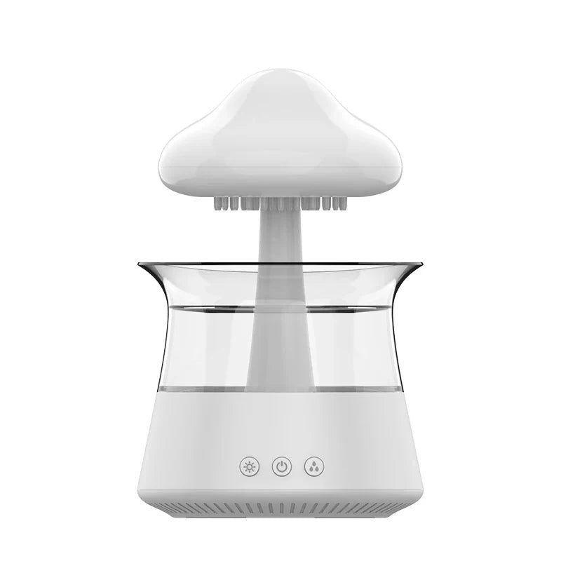 Ultrasonic Aromatherapy Humidifier With Night Light & Rain Sounds