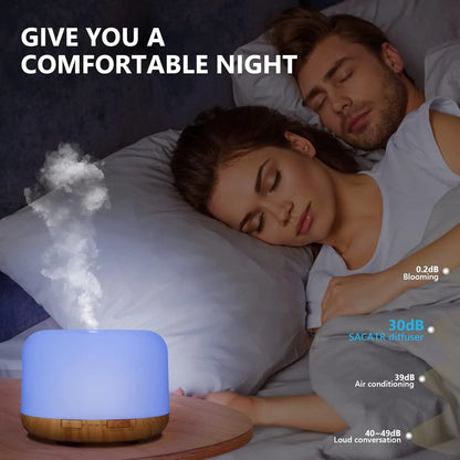 Usb Aroma Diffuser & Humidifier With Remote Control