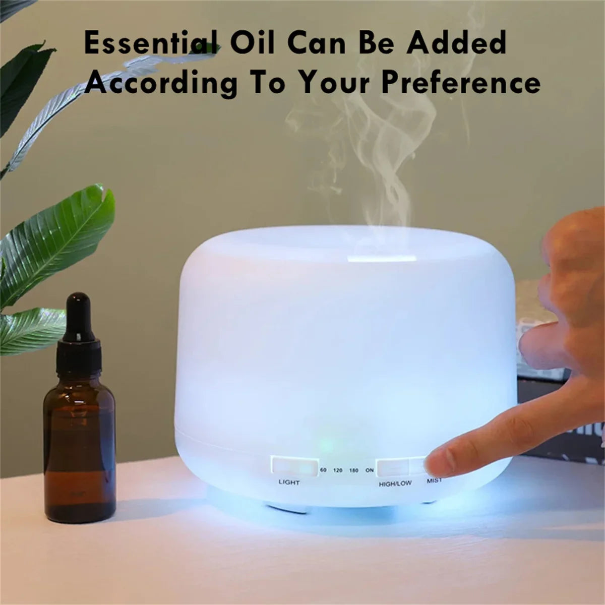 Usb Essential Oil Diffuser With Colorful Lights