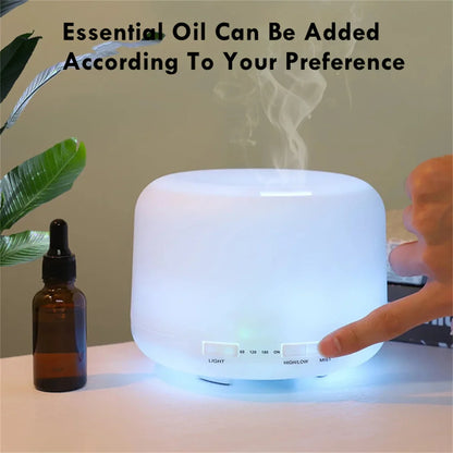 Usb Essential Oil Diffuser With Colorful Lights