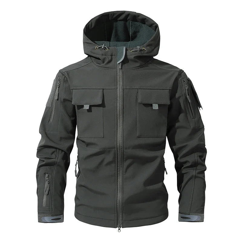 Waterproof Men'S Camouflage Fleece Tactical Jacket
