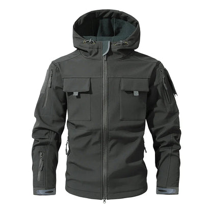 Waterproof Men'S Camouflage Fleece Tactical Jacket