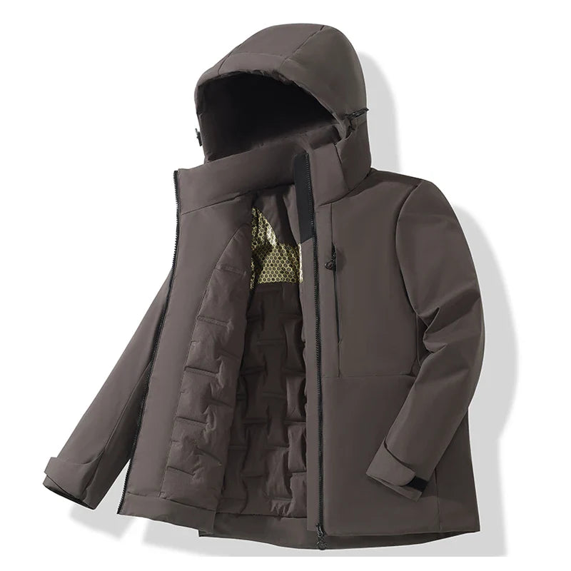 Waterproof Unisex Winter Thermal Windproof Fleece Jacket