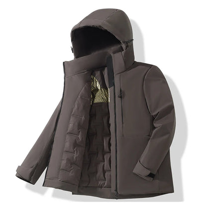 Waterproof Unisex Winter Thermal Windproof Fleece Jacket