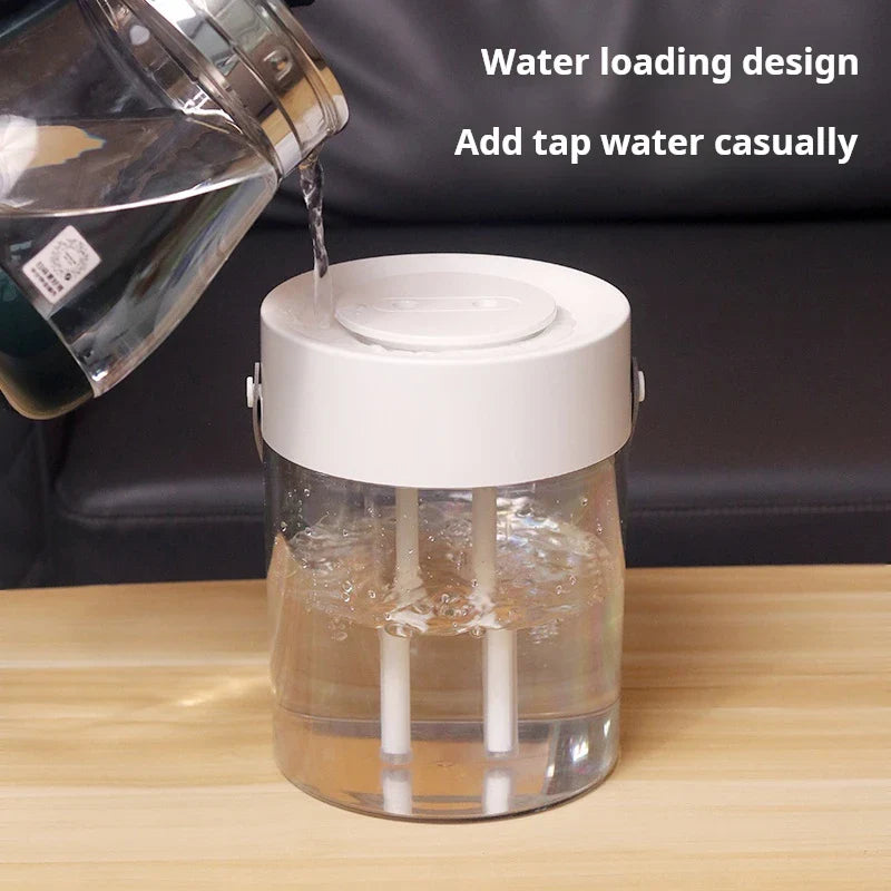 3L Double Spray Usb Humidifier With Night Light
