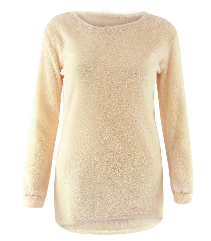 Unisex Fleece Jacket Zipper Collar Outdoor Winter Sport