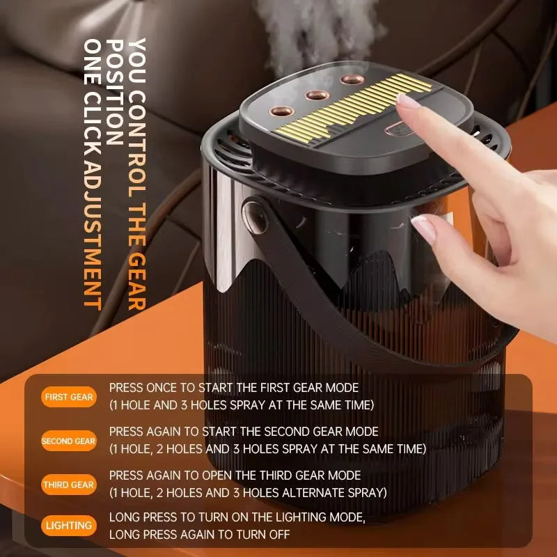 3L Portable Ultrasonic Air Humidifier With Aromatherapy Function