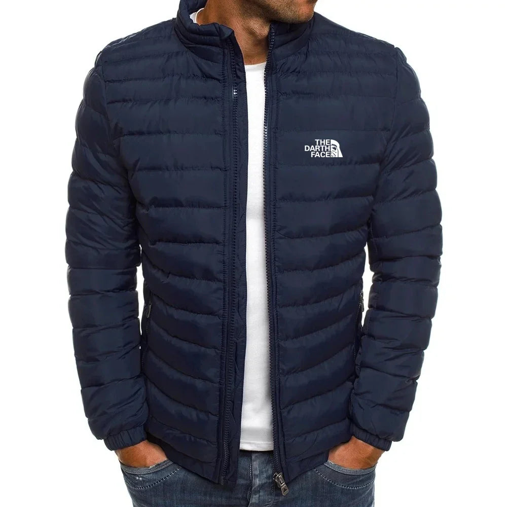 Men'S Autumn Winter Stand Collar Slim Jacket