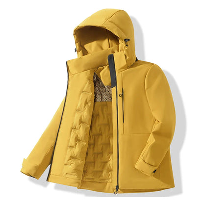 Waterproof Unisex Winter Thermal Windproof Fleece Jacket
