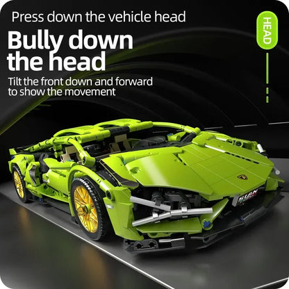 Remote Control Supercar Model Building Blocks