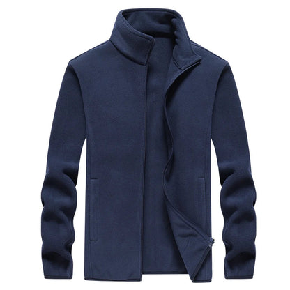 Men'S Fleece Windproof Jacket For Winter Hiking