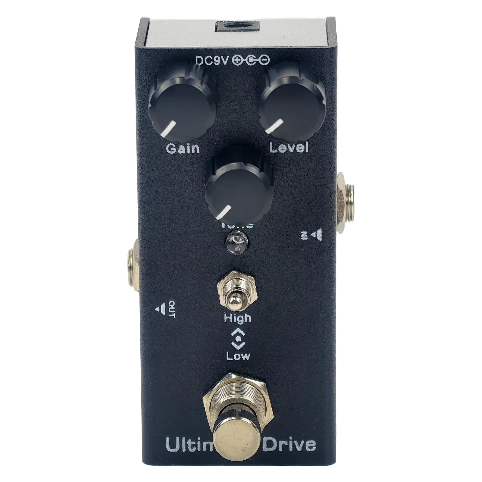 Compact Electric Guitar Effects Pedal With Multiple Functions