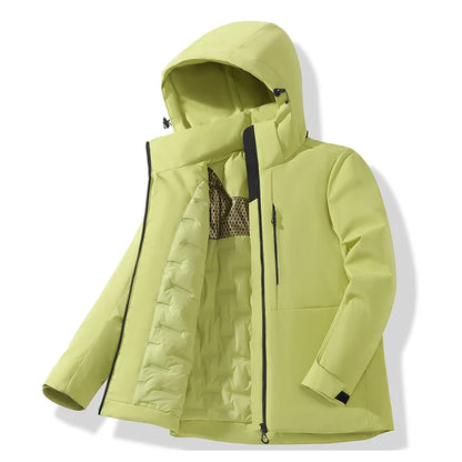 Waterproof Unisex Winter Thermal Windproof Fleece Jacket