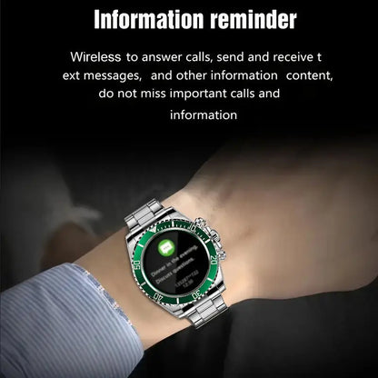 Luxury Waterproof Smartwatch For Men With Call Feature