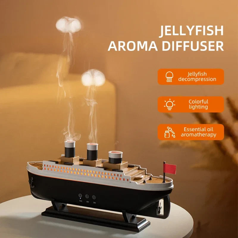 Titanic Aroma Diffuser With Jellyfish Spray