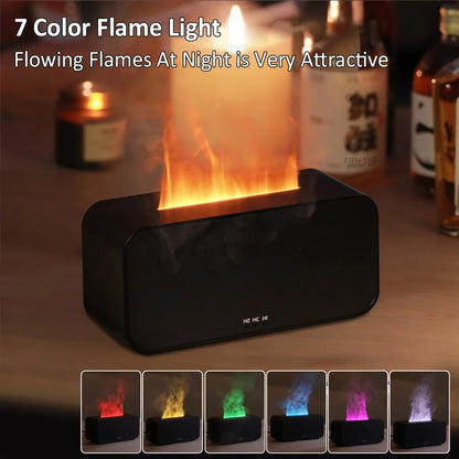 Flame Aroma Diffuser Led Light Timer Auto-