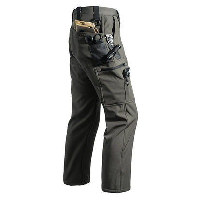 Men'S Waterproof Softshell Jacket And Cargo Pants Set