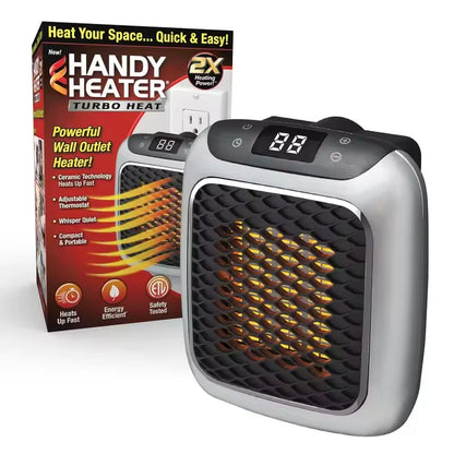 800W Portable Wall Mounted Electric Heater With Remote