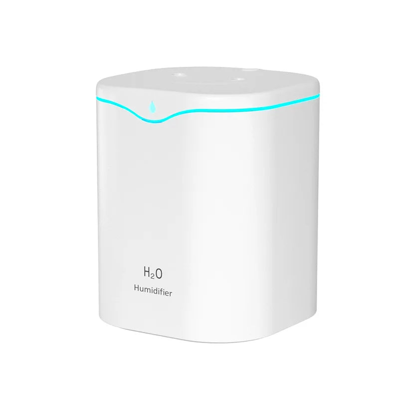 Usb Air Humidifier With Dual Spray And 2000Ml Capacity