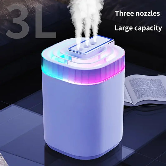 3L Ultrasonic Cool Mist Humidifier With Night Light