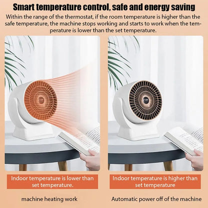 Portable Low Noise Fast Heating Fan Heater