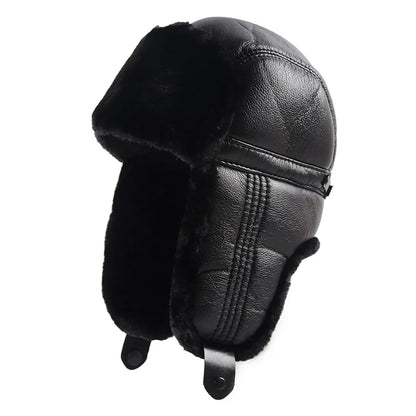 Faux Fur Aviator Earflap Hat For Men Winter