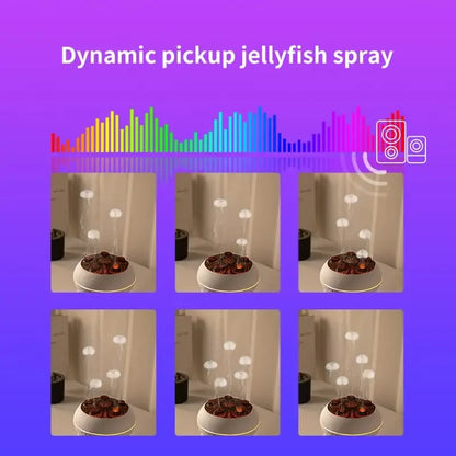 Jellyfish Humidifier Led Night Light Diffuser