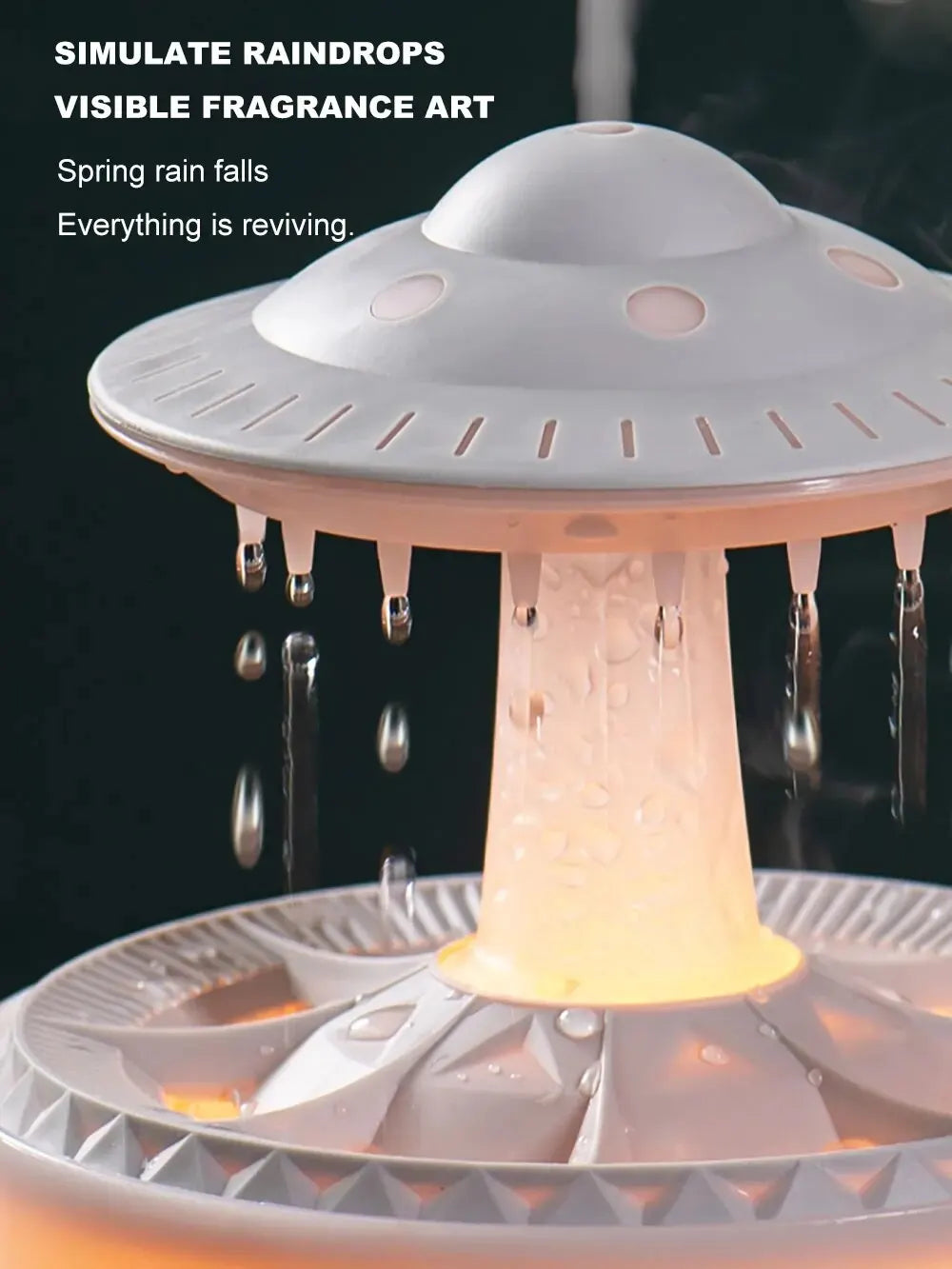 Ufo Aromatherapy Ultrasonic Humidifier With Remote Control