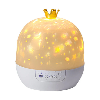 Star Light Projection Rotating Night Lamp With Films