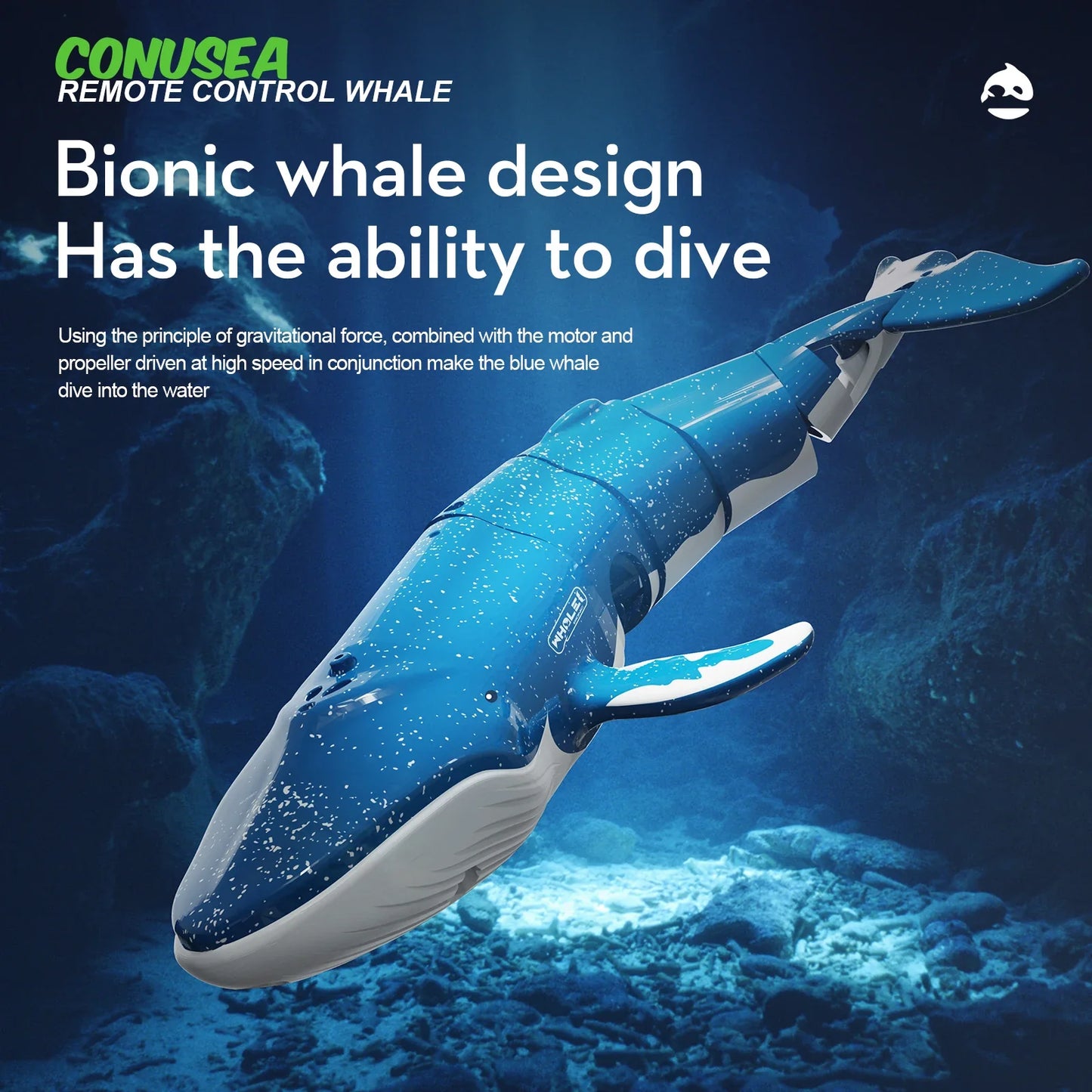 Remote Control Underwater Submarine Toy With Diving Feature