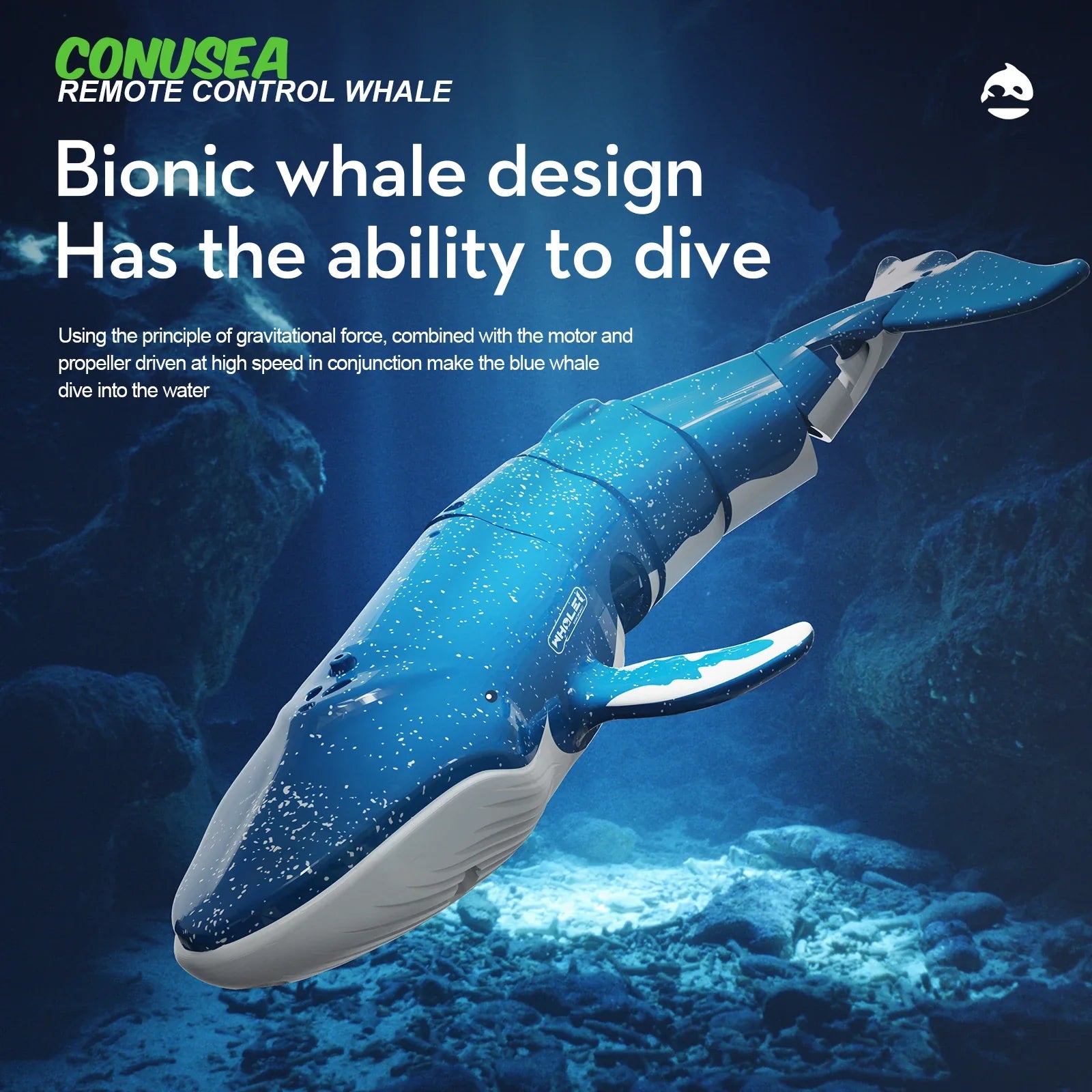 Remote Control Underwater Submarine Toy With Diving Feature
