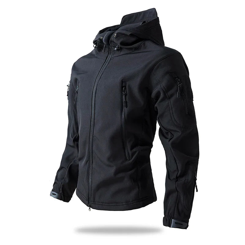 Waterproof Men'S Tactical Hooded Camouflage Jacket