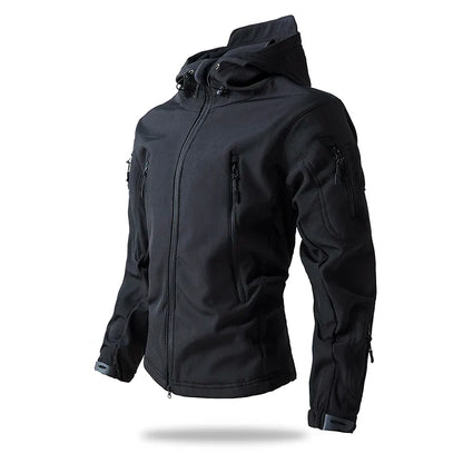 Waterproof Men'S Tactical Hooded Camouflage Jacket