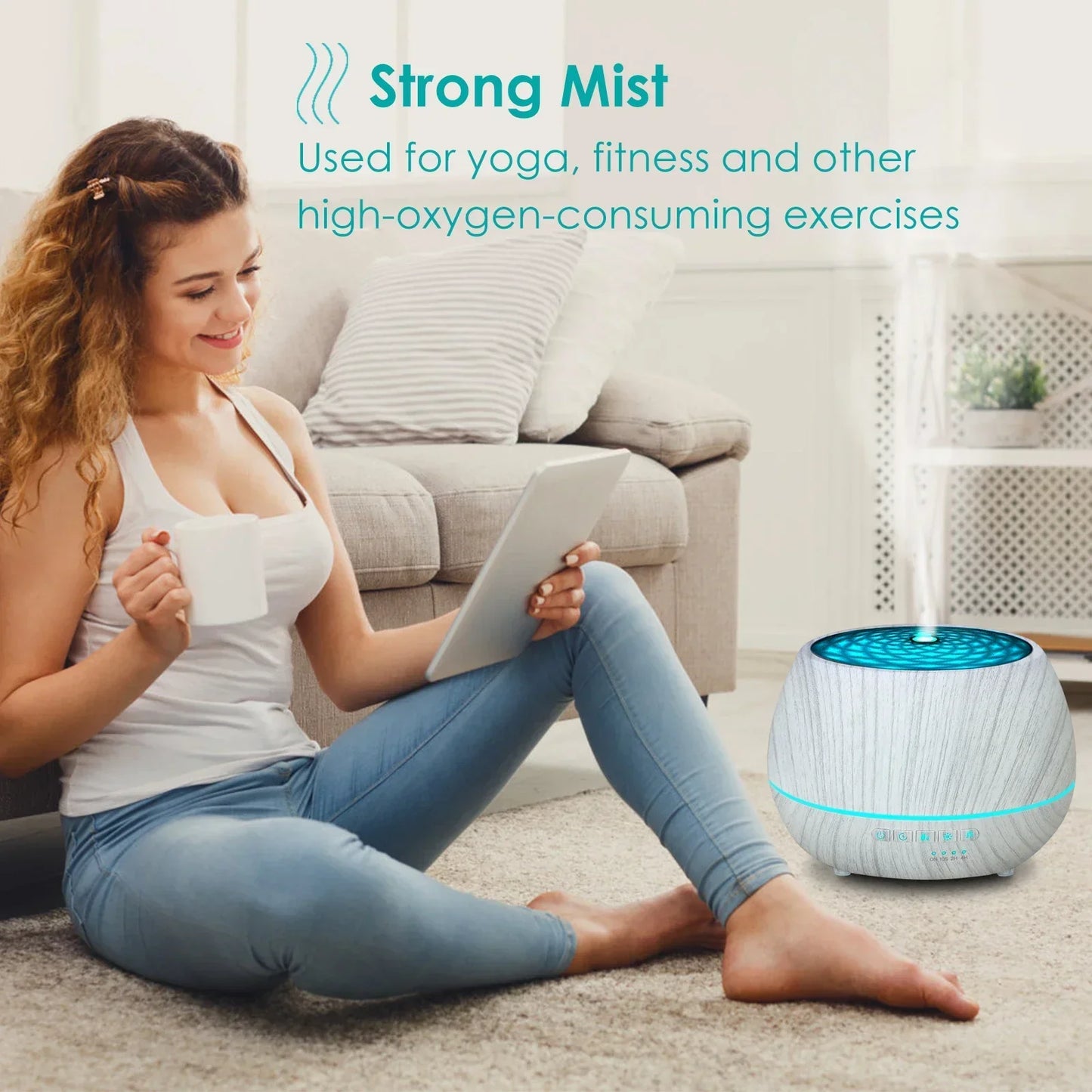 Smart Wifi Aroma Diffuser With Alexa Google Control