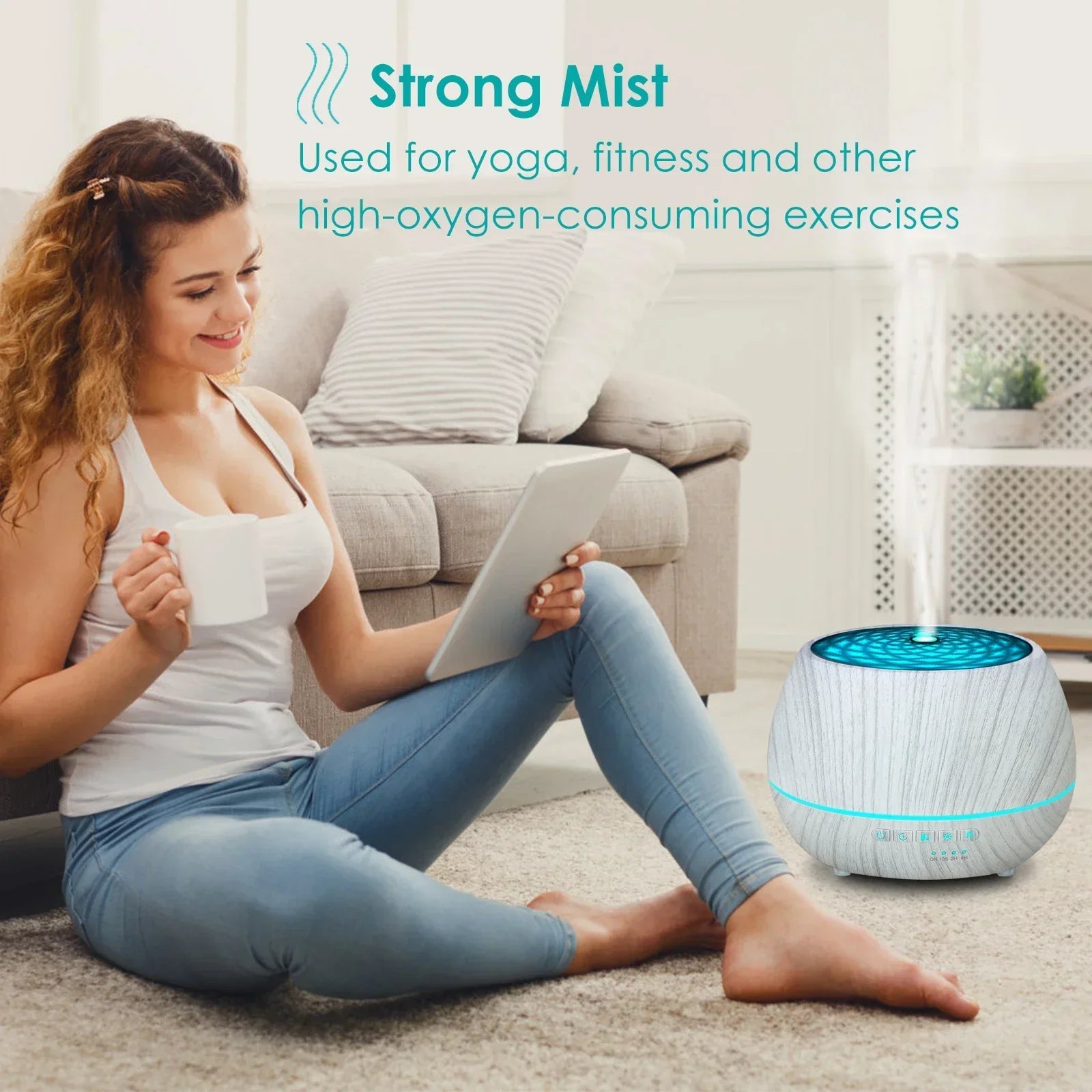 Smart Wifi Aroma Diffuser With Alexa Google Control