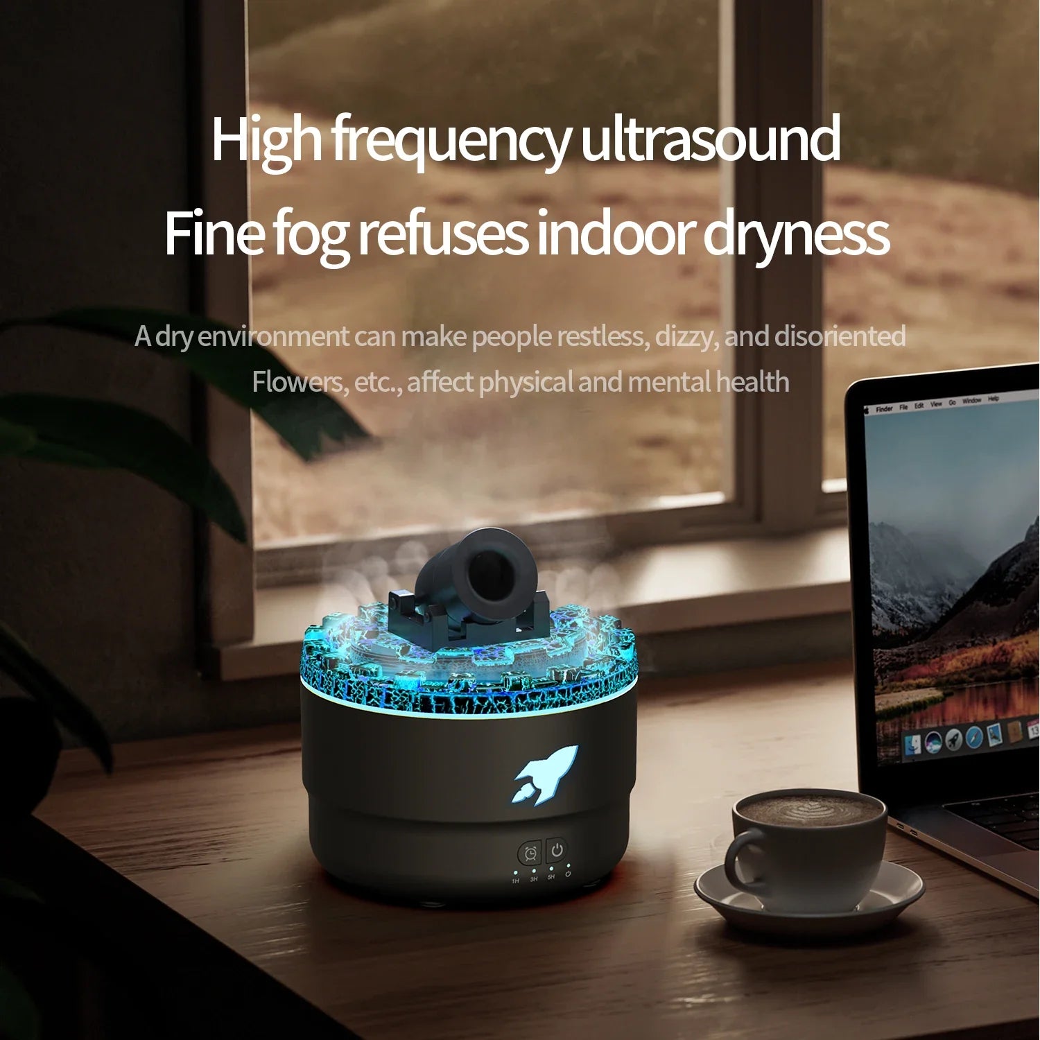 Volcanic Crack Air Humidifier Aroma Diffuser
