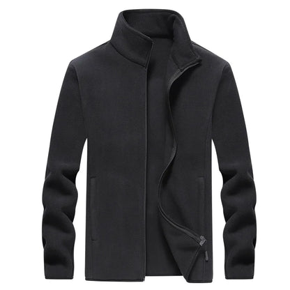 Men'S Fleece Windproof Jacket For Winter Hiking