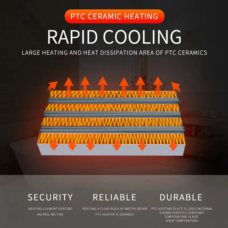 Smart Portable Desktop Ptc Ceramic Heater Remote Control