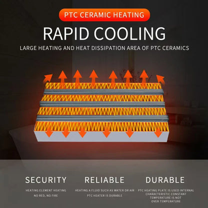 Smart Portable Desktop Ptc Ceramic Heater Remote Control