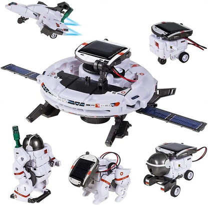 6-In-1 Solar Stem Robot Kit For Kids