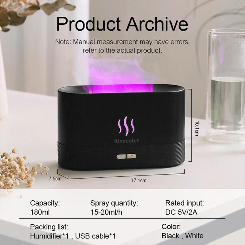 Ultrasonic Aroma Diffuser Cool Mist Humidifier Lamp