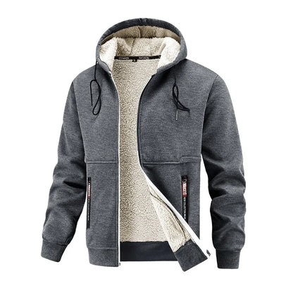 Men'S Autumn Winter Lamb Fleece Jacket