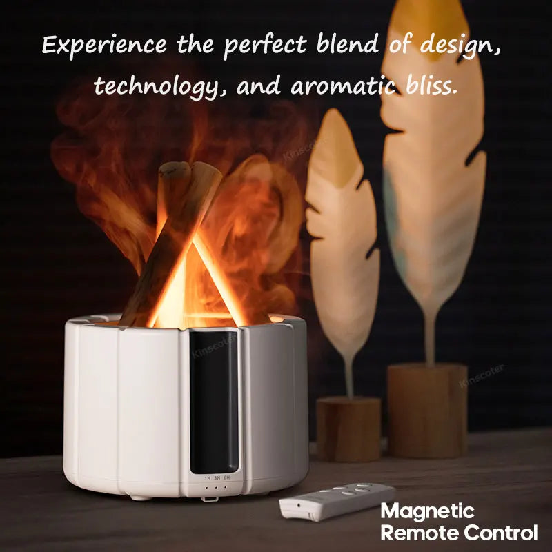Simulated Flame Ultrasonic Aroma Diffuser Mist Maker