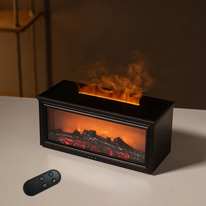 Aromatherapy Fireplace Flame Diffuser With Remote Control