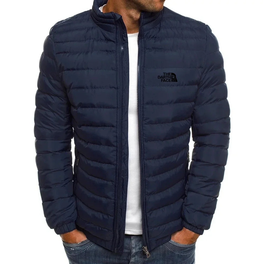 Men'S Autumn Winter Stand Collar Slim Jacket