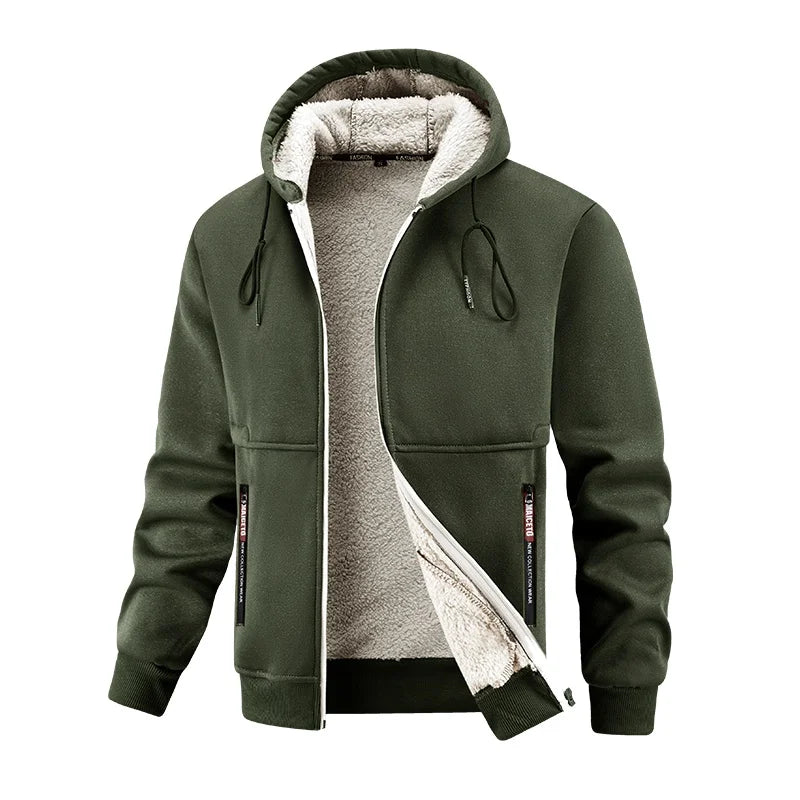 Men'S Autumn Winter Lamb Fleece Jacket