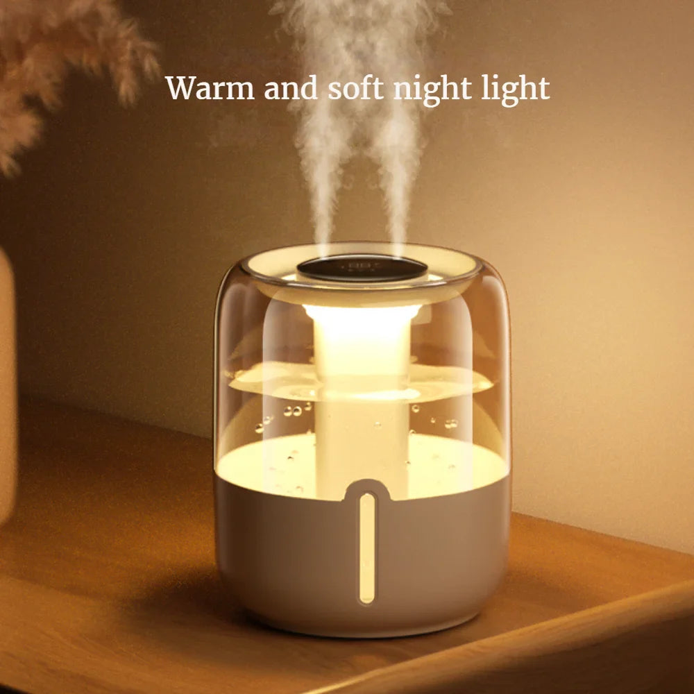 4L Large Capacity Usb Double Spray Humidifier