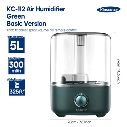 3L Air Humidifier With Remote And Timer Control
